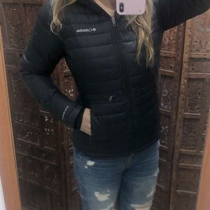 Columbia lightweight puffer hiking jacket navy M